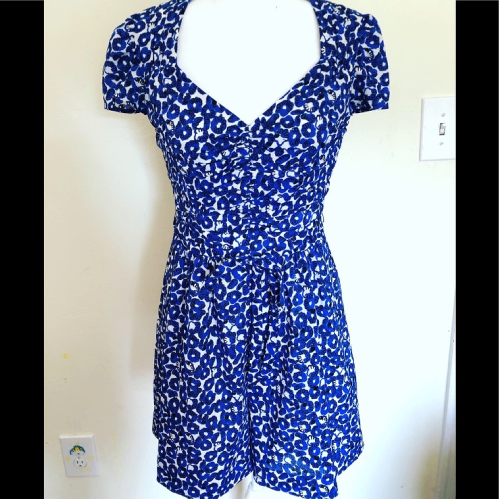 Anthropologie Leifnotes Floral Romper